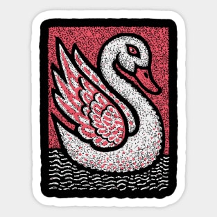 Elegant Swan | Aphrodite's Sacred Bird Sticker